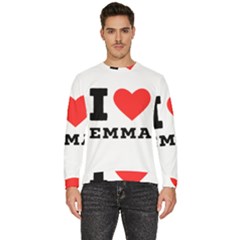 I Love Emma Men s Fleece Sweatshirt by ilovewhateva