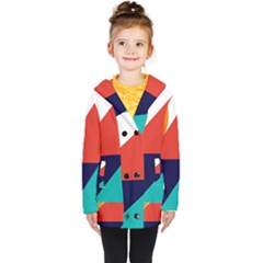 Zip Pay Special Series 13 Kids  Double Breasted Button Coat by Mrsondesign