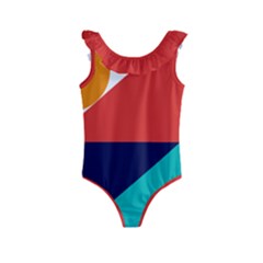 Zip Pay Special Series 13 Kids  Frill Swimsuit by Mrsondesign