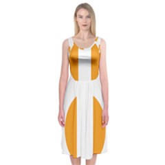 Zip Pay Special Series 16 Midi Sleeveless Dress by Mrsondesign