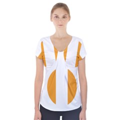 Zip Pay Special Series 16 Short Sleeve Front Detail Top by Mrsondesign