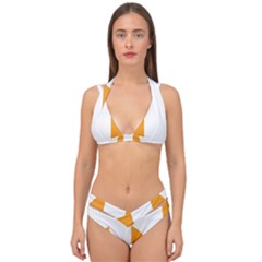 Zip Pay Special Series 16 Double Strap Halter Bikini Set by Mrsondesign