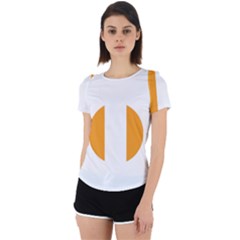 Zip Pay Special Series 16 Back Cut Out Sport Tee by Mrsondesign