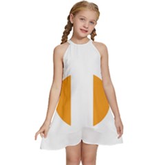 Zip Pay Special Series 16 Kids  Halter Collar Waist Tie Chiffon Dress by Mrsondesign