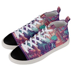 Fantasy Magic Magical Wizard Men s Mid-top Canvas Sneakers by Jancukart