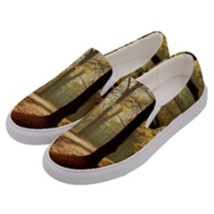 Autumn Nature Woodland Woods Trees Men s Canvas Slip Ons by Jancukart