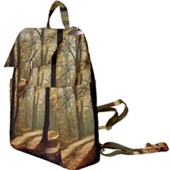 Autumn Nature Woodland Woods Trees Buckle Everyday Backpack by Jancukart