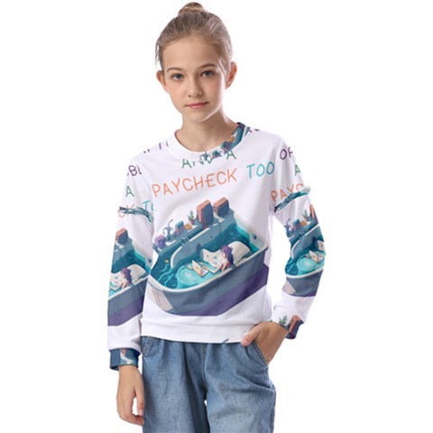 Bubble Entrepreneurship Kids  Long Sleeve Tee With Frill  by jami7ahm