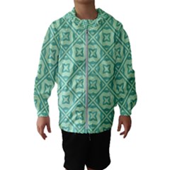 Pattern 9 Kids  Hooded Windbreaker by GardenOfOphir