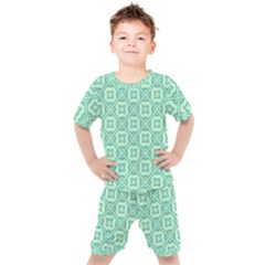 Pattern 9 Kids  Tee And Shorts Set by GardenOfOphir