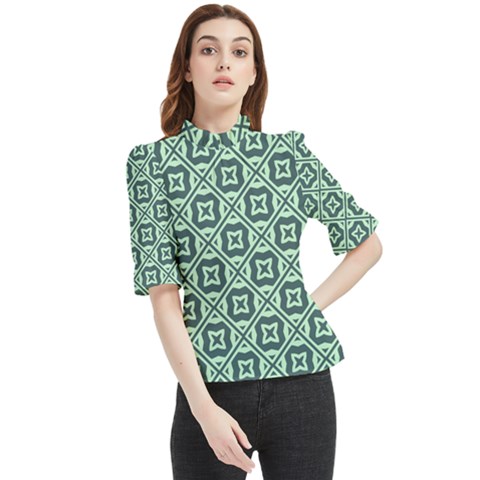 Pattern 8 Frill Neck Blouse by GardenOfOphir