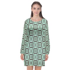Pattern 11 Long Sleeve Chiffon Shift Dress  by GardenOfOphir