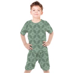 Sophisticated Pattern Kids  Tee And Shorts Set by GardenOfOphir