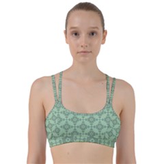 Pattern Line Them Up Sports Bra by GardenOfOphir