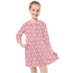 Pattern 11 Kids  Quarter Sleeve Shirt Dress by GardenOfOphir