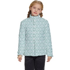 Pattern 12 Kids  Puffer Bubble Jacket Coat by GardenOfOphir