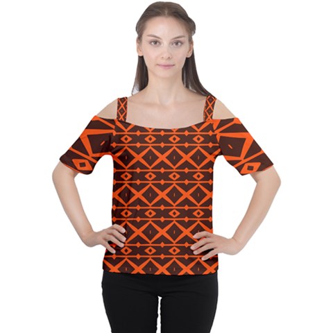 Pattern 14 Cutout Shoulder Tee by GardenOfOphir