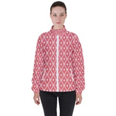 Pattern 13 Women s High Neck Windbreaker by GardenOfOphir