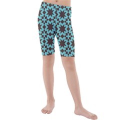 Pattern 20 Kids  Mid Length Swim Shorts