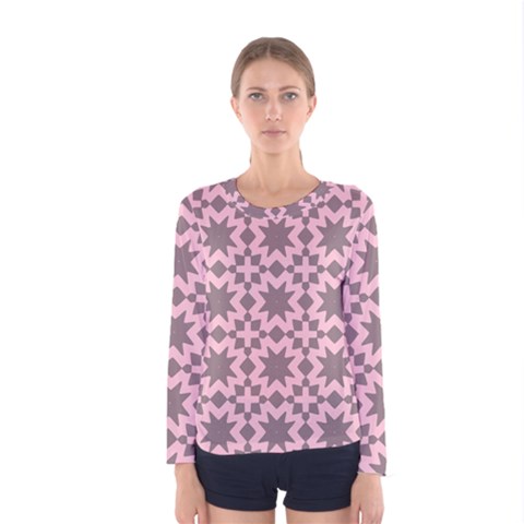 Pattern 19 Women s Long Sleeve Tee by GardenOfOphir