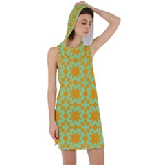 Pattern 21 Racer Back Hoodie Dress by GardenOfOphir