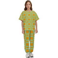 Pattern 21 Kids  Tee And Pants Sports Set