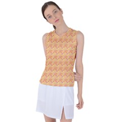 Peach Leafs Women s Sleeveless Sports Top by Sparkle