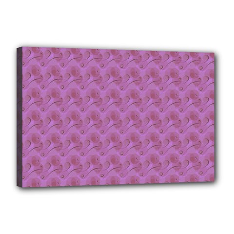 Violet Flowers Canvas 18  X 12  (stretched) by Sparkle
