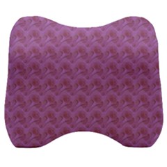 Violet Flowers Velour Head Support Cushion by Sparkle