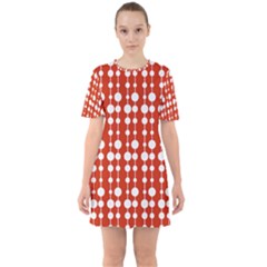 Pattern 23 Sixties Short Sleeve Mini Dress by GardenOfOphir
