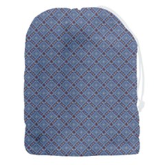 Blue Diamonds Drawstring Pouch (3xl) by Sparkle