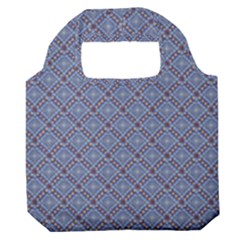 Blue Diamonds Premium Foldable Grocery Recycle Bag by Sparkle