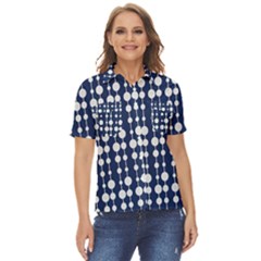 Pattern 24 Women s Short Sleeve Double Pocket Shirt