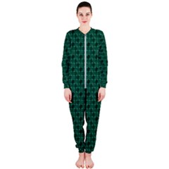 Green Pattern Onepiece Jumpsuit (ladies) by Sparkle