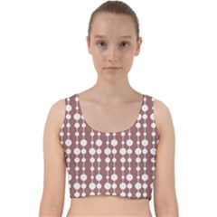 Pattern 25 Velvet Racer Back Crop Top