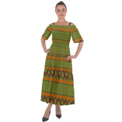 Pattern 29 Shoulder Straps Boho Maxi Dress  by GardenOfOphir