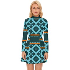 Pattern 28 Long Sleeve Velour Longline Dress by GardenOfOphir