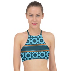 Pattern 28 Racer Front Bikini Top by GardenOfOphir