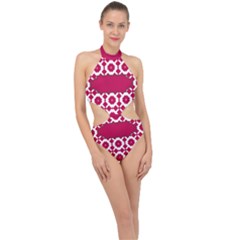 Pattern 30 Halter Side Cut Swimsuit by GardenOfOphir