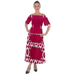 Pattern 30 Shoulder Straps Boho Maxi Dress  by GardenOfOphir