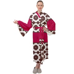 Pattern 31 Maxi Velvet Kimono by GardenOfOphir