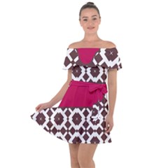 Pattern 31 Off Shoulder Velour Dress by GardenOfOphir