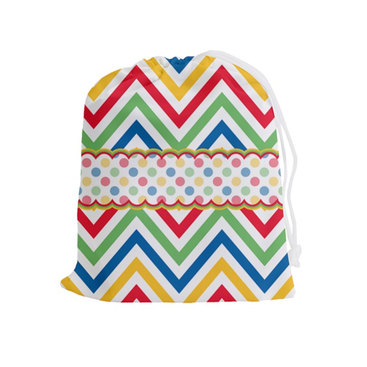 Pattern 34 Drawstring Pouch (XL)