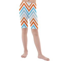 Pattern 36 Kids  Mid Length Swim Shorts by GardenOfOphir