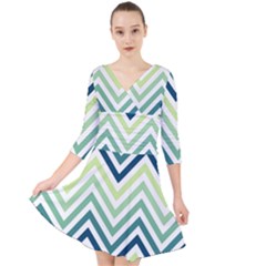 Pattern 37 Quarter Sleeve Front Wrap Dress