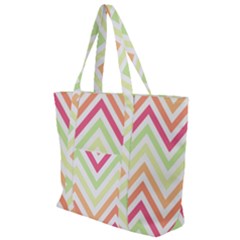 Pattern 39 Zip Up Canvas Bag by GardenOfOphir