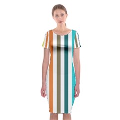 Pattern 42 Classic Short Sleeve Midi Dress by GardenOfOphir