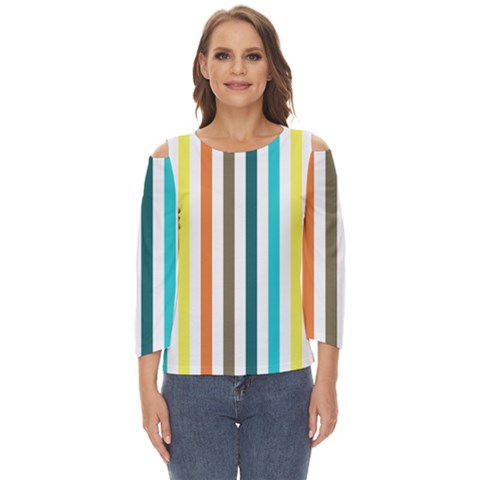 Pattern 42 Cut Out Wide Sleeve Top by GardenOfOphir