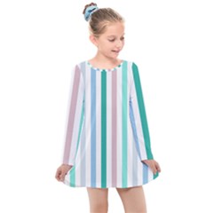 Pattern 43 Kids  Long Sleeve Dress by GardenOfOphir