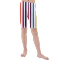 Pattern 45 Kids  Mid Length Swim Shorts